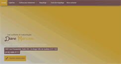 Desktop Screenshot of coiffuredianemarcoux.com